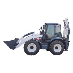 SHANMON 388H chargeur de direction hydraulique 4x4 H pelle rétrocaveuse excavatrice dans 1 seau chargeuse-pelleteuse 388H avec le meilleur prix en vente - Product Image 1