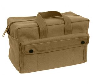 Muestra gratuita: Bolsas de herramientas de lona resistentes para mecánicos, al por mayor, con cremallera de latón, para mantenimiento de vehículos, carpinteros, etc. - Product Image 3