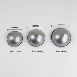 Hemisphere <b>Mold</b> Aluminum Alloy 80mm 88mm 100mm Cake Baking DIY Tool - Product Image 1