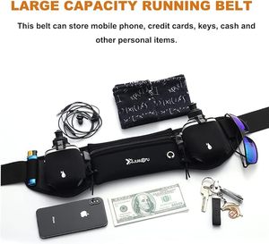 Thể thao ngoài trời Chạy Chạy Bộ Eo Túi không thấm nước điện thoại eo vành đai Gói tập thể dục đàn hồi Fanny gói - Product Image 5
