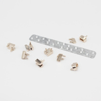 Lettres métalliques personnalisées avec logo de marque OEM ODM, alphabets métalliques séparés, marques métalliques de marque pour sacs et vêtements
