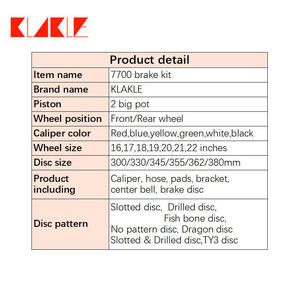 KLAKLE Hochleistungs-Auto-Auto-Bremssystem 2-Topf-Bremssättel für Honda Acura HRV S2000 Bremssattel - Product Image 6
