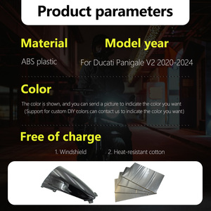 Pour <span class=keywords><strong>Ducati</strong></span> <span class=keywords><strong>Panigale</strong></span> V2 2020-2024 <span class=keywords><strong>2022</strong></span> 2023, carénage de moto en ABS injecté, kit de carénage complet personnalisé D1020-2001c - Product Image 2