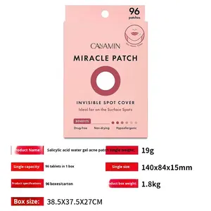 Patchs anti-acné MIRACLE PATCH à l'acide salicylique et à l'hydrocolloïde, en stock pour le commerce électronique, utilisation jour et nuit - Product Image 3