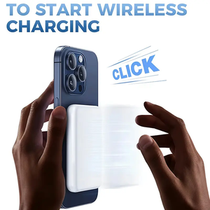 5000mAh Magnetic Power Bank for iPhone 12–17 Series, Works Best with Case or No Case, Portable Wireless Charger - Product Image 2