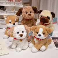 Jouet en peluche personnalisé Husky jouets en peluche pour chien Chihuahua chiens en peluche animaux réalistes jouet en peluche