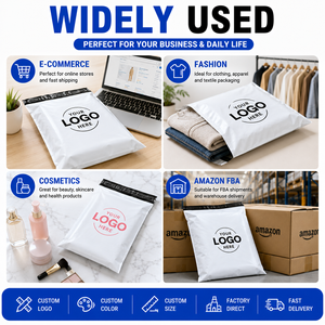 Bolsa de Envío Ecológica Personalizada con Logotipo, Bolsa de Poliéster Negra Reciclada, Apta para el Embalaje de Envíos <span class=keywords><strong>Express</strong></span> - Product Image 3