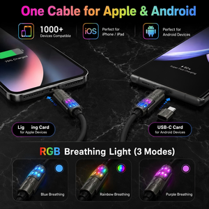 Cargador 7 en 1 con Carga Rápida, Luz Intermitente, Cable de Datos Compatible con Teléfonos Huawei y Apple iPhone, Repelente de Mosquitos con Fragancia - Product Image 4