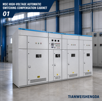 Dispositif de compensation automatique de puissance réactive de type MSC haute tension 6kV/10kV 50/60Hz IP30 pour armoire