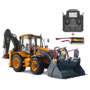 Modèle de machine de chantier <span class=keywords><strong>télécommandée</strong></span> hydraulique 1/14 Aoue-BL71 RD-A0010, modèle de véhicule de chantier, chargeuse-<span class=keywords><strong>pelleteuse</strong></span> - Product Image 1