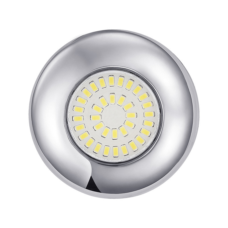 12V LED Pool Light Colorful Acrylic Glass 304/316L Stainless Steel IP68 Waterproof 6W Underwater FC-SS95