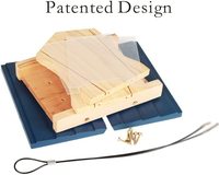 Kits de construction de nichoir en bois avec corde suspendue conception brevetée maison d'oiseau extérieur mangeoire à oiseaux Cage