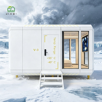 Casa Contenedor Modular Prefabricada de 20 pies, Casa Modular Totalmente de Aluminio, Portátil, de 1, 2, 3, 4, 5, 6 Dormitorios, con Cocina, para Uso Residencial