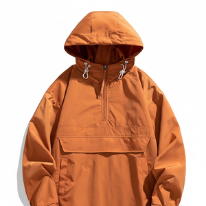 Chaqueta cortavientos estilo High Street para invierno Stand Collar Pullover Cierre Método de tejido 2026 - Product Image 1