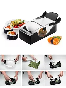 Herramientas para hacer sushi, molde para rollos de arroz y verduras envueltos en algas, molde para hacer sushi japonés, herramienta de cocina para principiantes. - Product Image 6