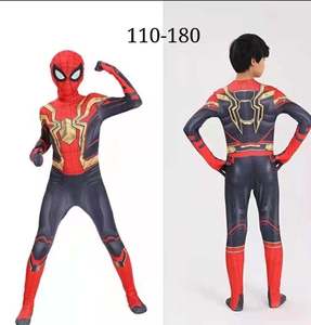 Spider Man <span class=keywords><strong>Spiderman</strong></span> Costume fantasia tuta adulto e bambini Halloween Costume Cosplay rosso nero Spandex 3d <span class=keywords><strong>abbigliamento</strong></span> Cosplay - Product Image 3