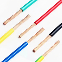 Cable Eléctrico de Cobre de Núcleo Único de 1.5mm, 2.5mm, 4mm, 6mm, 10mm, Cableado para Casa de PVC, H07V-U H07V-R-K