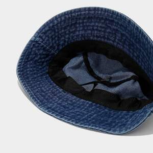 2025 New Retro Washed Cotton Denim Bucket <b>Hat</b> Spring Summer Sunshade Sun <b>Hat</b> Solid Color Bucket <b>Hat</b> <b>for</b> Women Men - Product Image 4