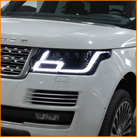 Pour Land Rover Range Rover Vogue L405 2013 à 2021, phares LED à quatre lentilles, plug and play, sans découpe de pare-chocs, style facelift, accessoires