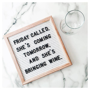 10*10 Zoll Größe Quadratische Form Filz Letter Board Wechselbare Letter Board Message Board - Product Image 5