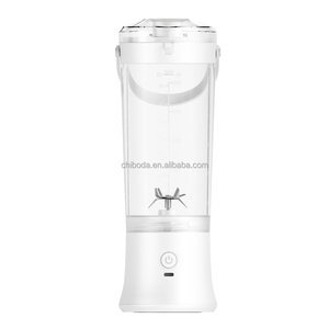 <span class=keywords><strong>Blender</strong></span> portable à glace pilée alimenté par batterie rechargeable USB 4000mAh avec conception sans BPA pour une utilisation en voiture et à l'hôtel - Product Image 1