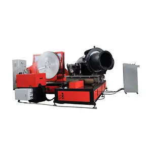 Automatic cnc plastic sheet welding poly welder used aluminum heating plate hdpe pipe fitting fabrication machine