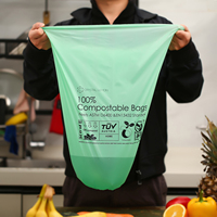 Sacs poubelles biodégradables Oxo 100% compostables, personnalisables avec parfum pour poubelle de compost de cuisine