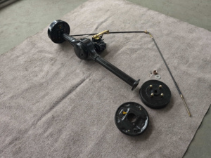 Essieu arrière de moto à trois roues Power <span class=keywords><strong>Booster</strong></span> king Tricycle différentiel Essieu arrière avec freins à disque Transmission robuste - Product Image 4