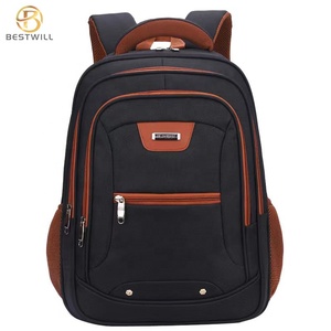 Mochila para Portátil Impermeable <span class=keywords><strong>de</strong></span> Nailon para Hombre con Logotipo Personalizado BESTWILL, Patrón Geométrico, para Negocios, Escuela y Viajes, con Cierre <span class=keywords><strong>de</strong></span> Cremallera - Product Image 4