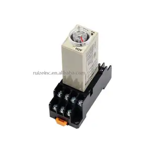 H3Y-2 AC 220V Delay Timer Time Relay 0 - 30 Minute/Seconds with Base