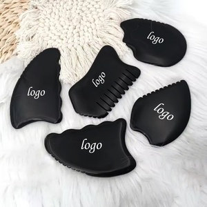 Back Beauty Tool & Natural Jade Gua Sha <b>Massager</b>, Crystal Bian Stone Skin Care Scraping Board for Face Neck Body Home Use - Product Image 6