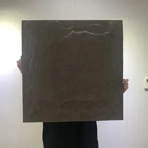 Pu 돌 벽 패널 폴리 우레탄 돌 패널 3D 벽 패널 보드 인공 경량 슬레이트 스톤
