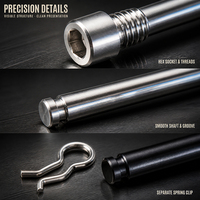 Vis de frein à disque hydraulique pour vélo en titane TC4 GR5 M4 x 30 mm sur mesure OEM avec clip à ressort en acier au carbone