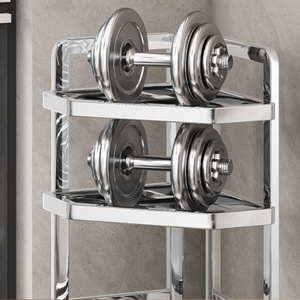 2/3 Layers Standing Type Metal Kitchen Spice Rack Corner Seasoning Storage Rack Spice Jar Organizer para <span class=keywords><strong>Home</strong></span> Acessórios - Product Image 5
