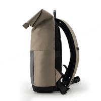 Sac à dos d'université, d'école, pour ordinateur portable, avec logo personnalisé, de luxe, géométrique, imperméable, en tissu lisse, USB, 8 litres, 16 pouces, fin, avec fermeture éclair