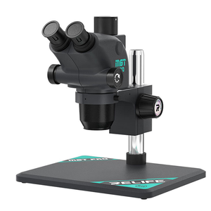 <span class=keywords><strong>Microscope</strong></span> HD trinoculaire Pro-B11 RL-M6T <span class=keywords><strong>RELIFE</strong></span> 6.5-Zoom continu 65X pour la réparation de téléphones portables avec base en aluminium de grande taille - Product Image 3