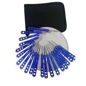 Herramientas de Práctica de Cerrajería de Buena Calidad 20 Piezas Ganzúas de Gancho 20 Piezas Juego de Ganzúas para Cerraduras de Casa - Product Image 4