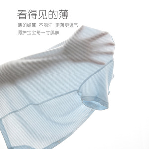 Mameluco de Bebé de Manga Corta, Tejido Fino, Unisex, para Verano, con Estampado de Oso - Product Image 2