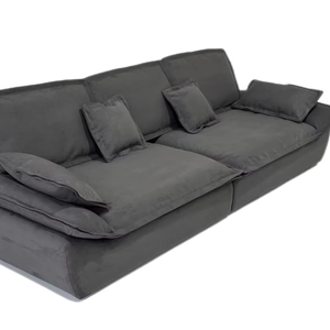 Ghế sofa vải sâu siêu rộng trong phòng khách, thiết kế thời trang Bắc Âu, đơn giản, mềm mại - Product Image 1