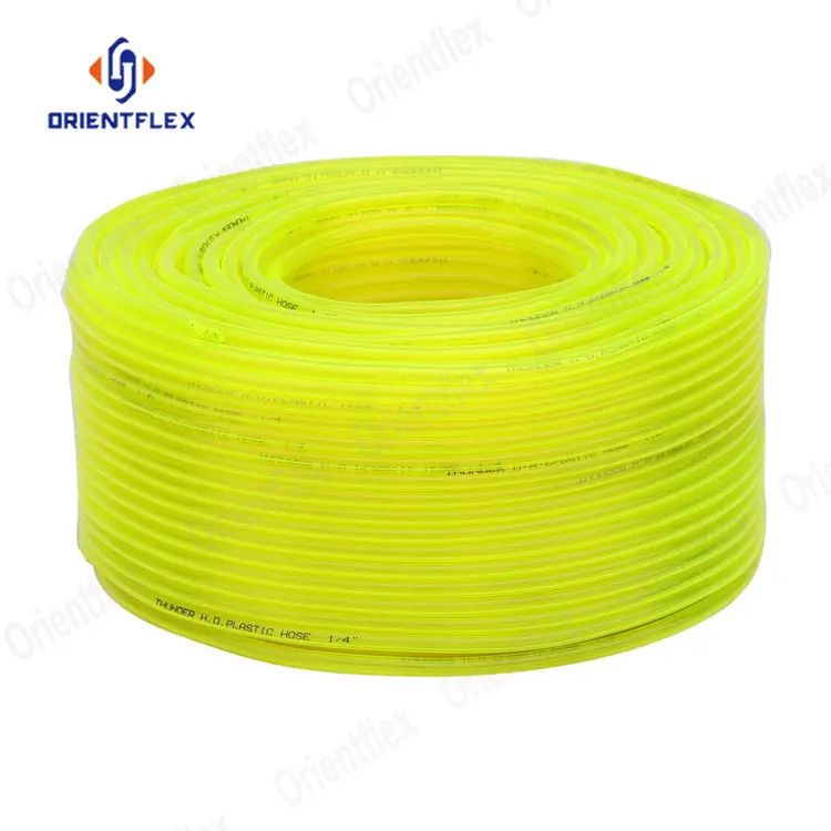 High Pressure 3/8" Flexible Non Toxic Clear Vinyl Tube Clear Pvc Transparent Gas/Fuel Hose