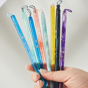 Pincel de Caligrafía de Pelo de Cabra y Lobo de Alta Calidad, Diseño Elegante para Escritura Regular Pequeña y Pintura de Líneas Finas - Product Image 4