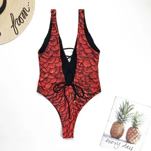 New Arrivals 2023 Hot Sell Women Bikini High Quality Orange Color One- Piece Swimwear