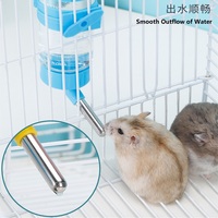 Offre Spéciale Portable petits animaux de compagnie rongeur lapin Hamster cobaye abreuvoir automatique sans goutte à goutte en plastique eau biberon