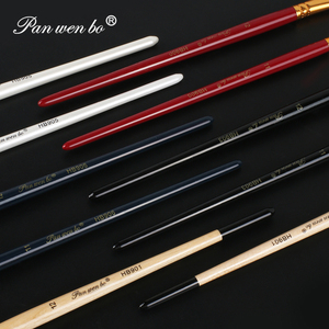 <span class=keywords><strong>Pennelli</strong></span> personalizzati Panwenbo dipingono 10 pezzi <span class=keywords><strong>pennelli</strong></span> piatti e con punta di Roun Set di <span class=keywords><strong>pennelli</strong></span> <span class=keywords><strong>per</strong></span> artisti - Product Image 5