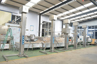 Élévateur à chariot automatique HUAGANG TS-200 en SUS304 de 200 L pour usine de viande, machine de traitement de la viande 380V