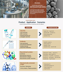 Microesferas rellenas de dextrano Shanghai SanYu TopGF, resina de agarosa para purificación por cromatografía de biomacromoléculas - Product Image 2