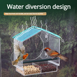 Mangiatoie per Uccelli da Finestra in PS all'Ingrosso per Esterni, Trasparenti con Forti Ventose per Osservazione - Product Image 5