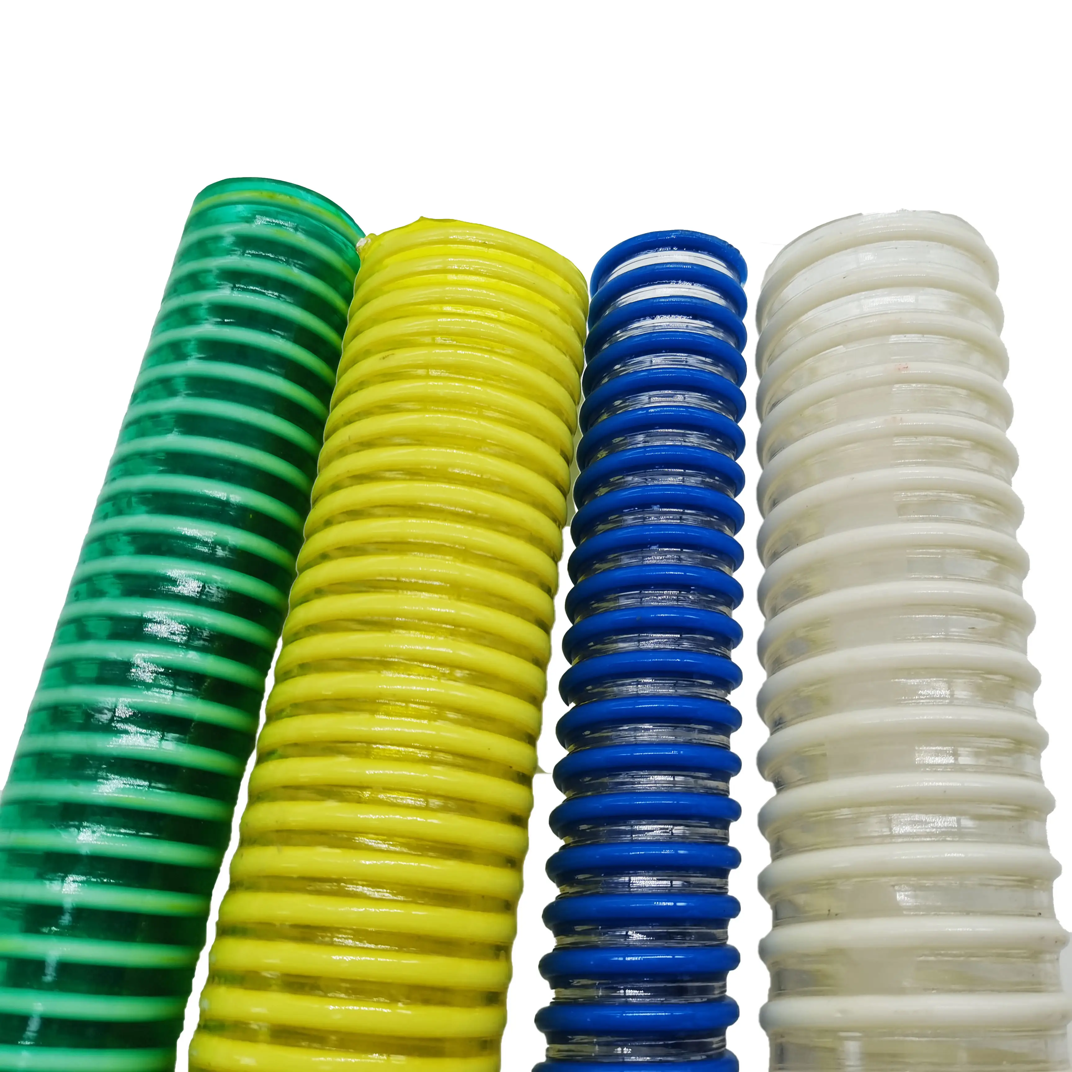 PVC gewelltes/glättetes Wasserpumpenrohr 2 3 4 6 8 Zoll flexibler Kunststoff-PVC-Entladeschlauch