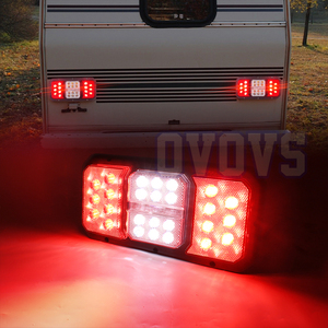 OVOVS RV Triple LED Tail <strong>Light</strong> Trailer Tail <strong>Lights</strong> for Trailer RV <strong>Camper</strong> Tractor Motorhome Truck - Product Image 3