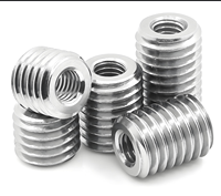 High Quality Metric Stainless Steel & Aluminum Wire Thread Inserts M2-M12 DIN Standard Fully Threaded Right Hand